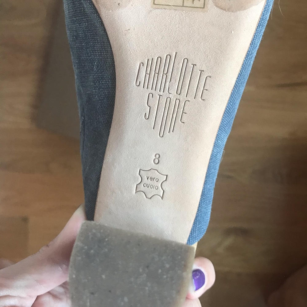 Charlotte Stone denim heels - Picture 10 of 15